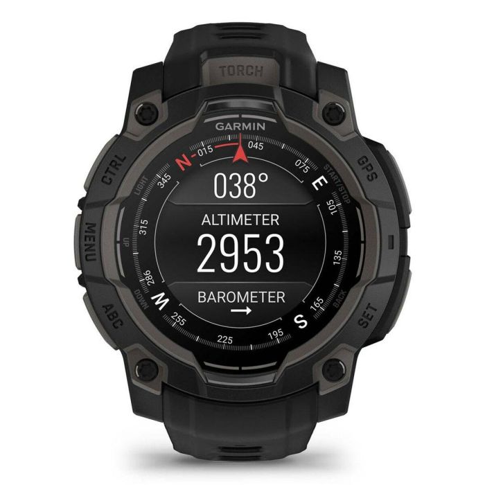 Garmin Instinct 3 Smartwatch AMOLED 1.2" Pantalla Táctil GPS Multibanda SatIQ 45 mm Resistente Monitor de Salud y Linterna Negro 6 Garmin Instinct 3 Smartwatch AMOLED 1.2" Pantalla Táctil GPS Multibanda SatIQ 45 mm Resistente Monitor de Salud y Linterna Negro 6
