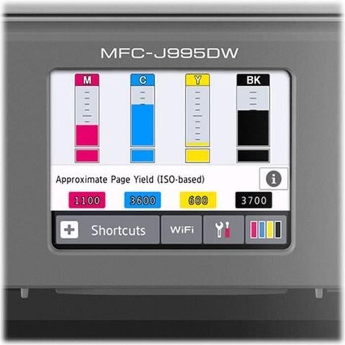 Multifunción A3 Brother MFC-J5955DW WiFi/ Fax/ Dúplex/ Blanca 5