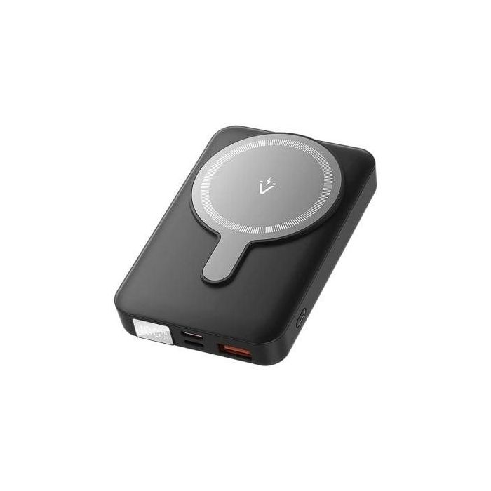 Vention FHTB0 Powerbank Inalámbrico Magnético 10000mAh 22.5W USB-C Lightning USB-A Pantalla LED Negro