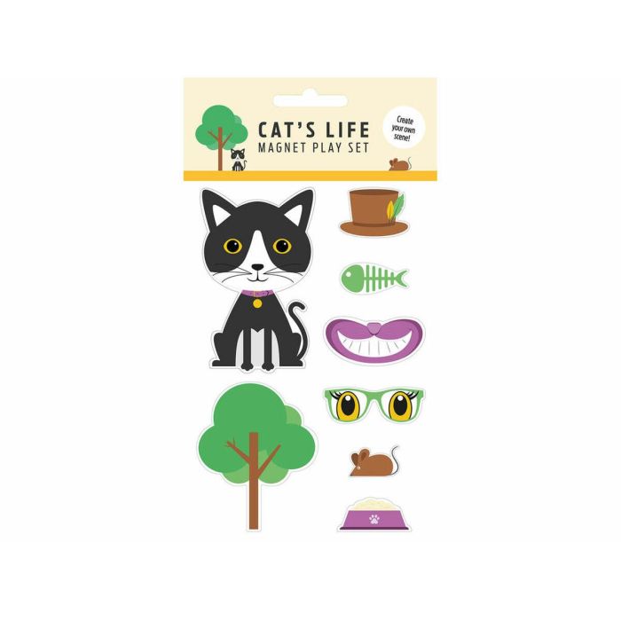 Imanes Magnet & Steel Multicolor Gato 8 Piezas 0 Imanes Magnet & Steel Multicolor Gato 8 Piezas 0