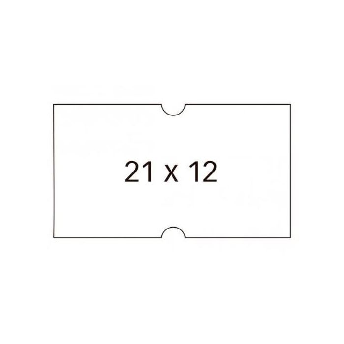 Apli Etiquetas Para Etiquetadora De Precios 21x12 mm C-Rectos 6 Rollos De 1000 Blanco Apli Etiquetas Para Etiquetadora De Precios 21x12 mm C-Rectos 6 Rollos De 1000 Blanco
