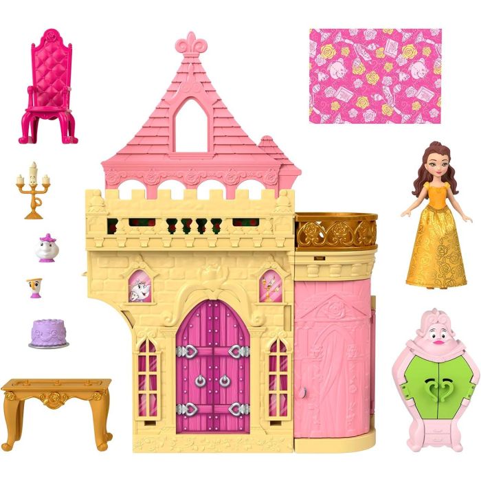 Castillo De Bella Disney Princess Jdp54 Mattel 2 Castillo De Bella Disney Princess Jdp54 Mattel 2