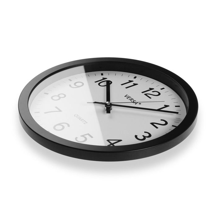 Reloj Negro 30 Cm Versa (2 Unidades) 1 Reloj Negro 30 Cm Versa (2 Unidades) 1