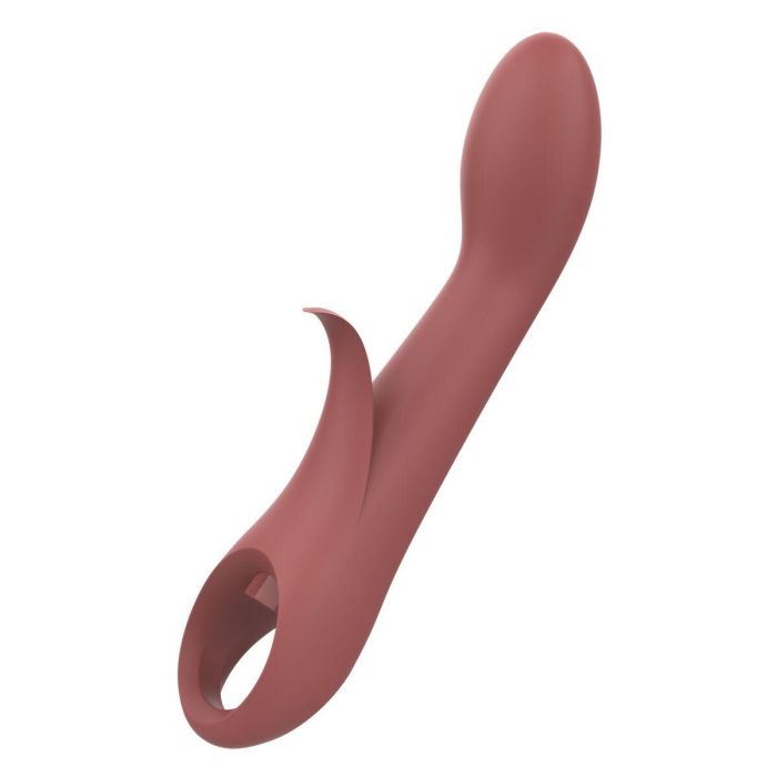 Vibrador Doble Estimulación Nude Marrón 5