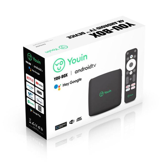 Adaptador Smart TV Youin You-Box Android TV 10 1