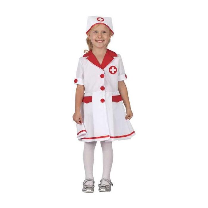 Creaciones Llopis Disfraz Infantil de Enfermera T-L (10-12 años) con Vestido y Gorrito Creaciones Llopis Disfraz Infantil de Enfermera T-L (10-12 años) con Vestido y Gorrito