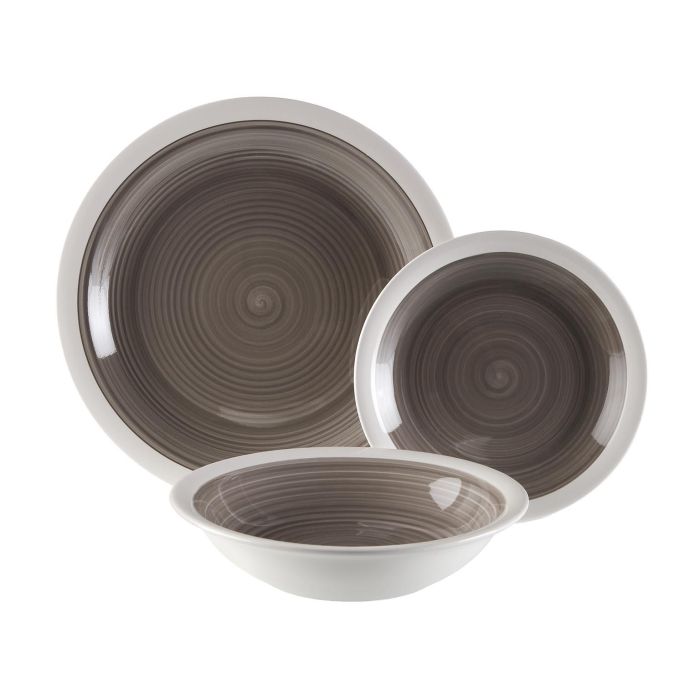 Vajilla 18 Piezas Legrand Gris Versa (2 Unidades) Vajilla 18 Piezas Legrand Gris Versa (2 Unidades)