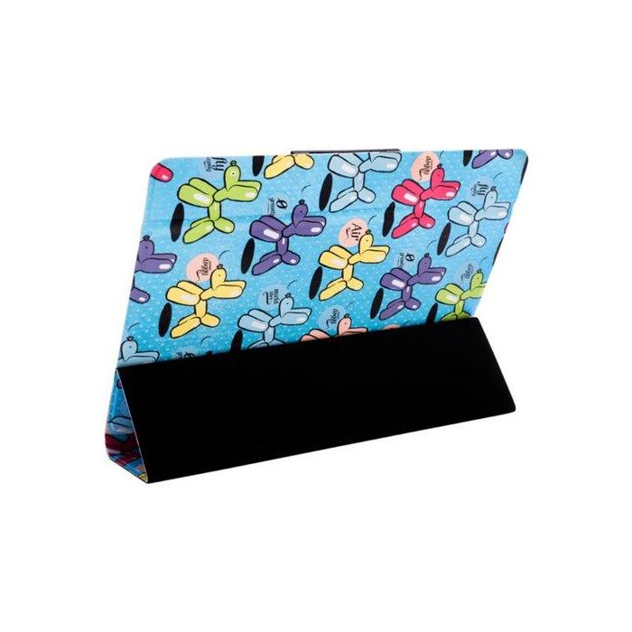 Funda Tablet Silver Ht Camara Pro Universal 9 -10,4 Balloons Metal Blue