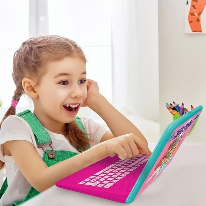 Lexibook LEX1695205333209 Ordenador Educativo Parlante Patrulla Canina Rosa 124 Actividades Francés Inglés 2