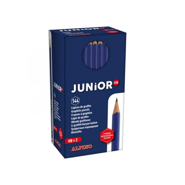 Alpino Lápiz De Grafito Junior Hb-2 Con Cabecilla Hb Economy Pack De 144 Unidades 1