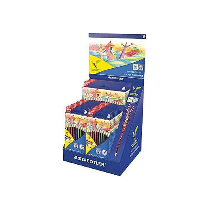 Staedtler Lápices De Colores Wopex Ecológico C-Surtidos Expositor C12-20 Unidades - C24-5U- 1