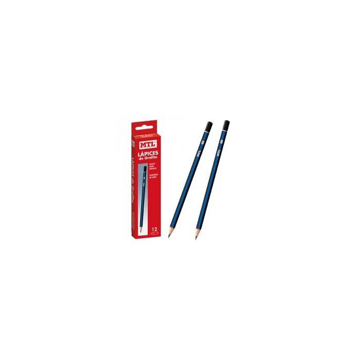 Mtl Lapiz Madera Grafito Hb -12U-