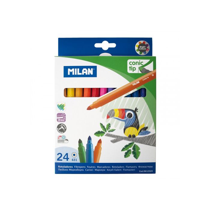 Rotuladores Milan 24 MAXI Multicolor