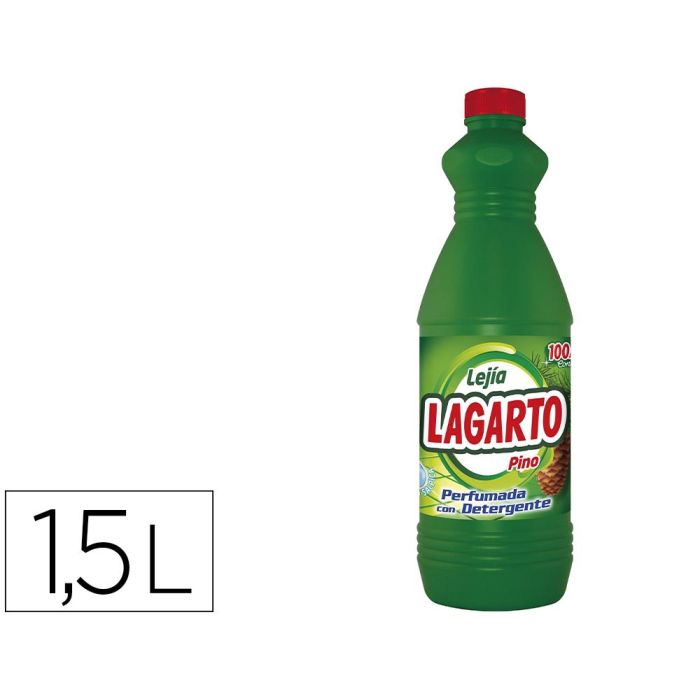 Lejia Con Detergente Lagarto Pino Botella De 1,5 L