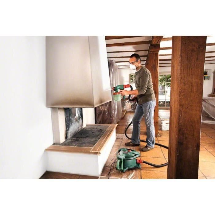 Bosch PFS 5000 E Pistola de Pintura ALLPaint potente 1200W, 500ml/min, rendimiento 3m²/min, con Mezclador para Interiores y Exteriores 4