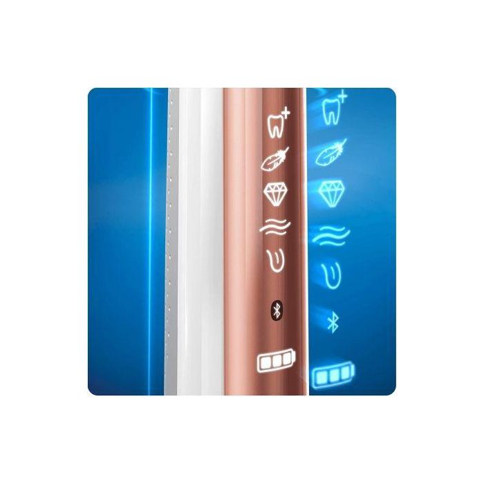 CEPILLO DENTAL BRAUN ORAL-B GENIUS 10000N ROSE GOLD - 6 MODOS DE CEPILLADO - DETECCIÓN DE POSICIÓN - BATERÍA IONES DE LITIO 3