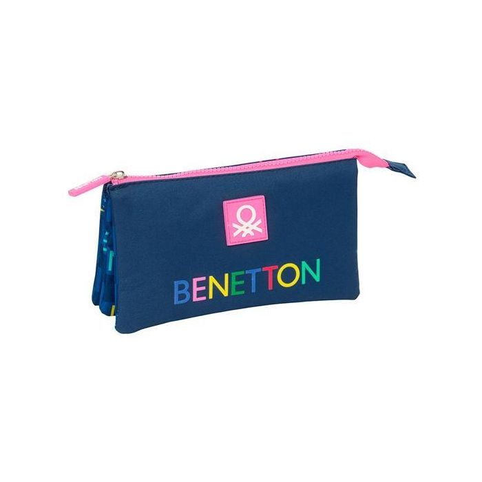 Safta Portatodo Triple 0,6 L Benetton "Damero" Safta Portatodo Triple 0,6 L Benetton "Damero"