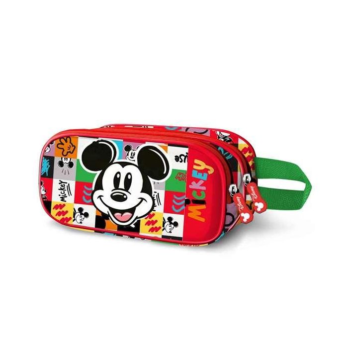 Karactermania Estuche Portatodo Doble 3D Mickey Mouse Mood 22x8x9,5 cm - Edad Mínima Recomendada 3 Años