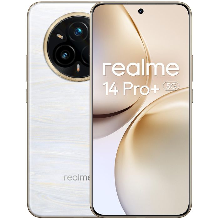 Realme 14 Pro+ 5G Dual Sim 12GB RAM 512GB Pearl White - Smartphone Android 15 Pantalla OLED 120Hz 2