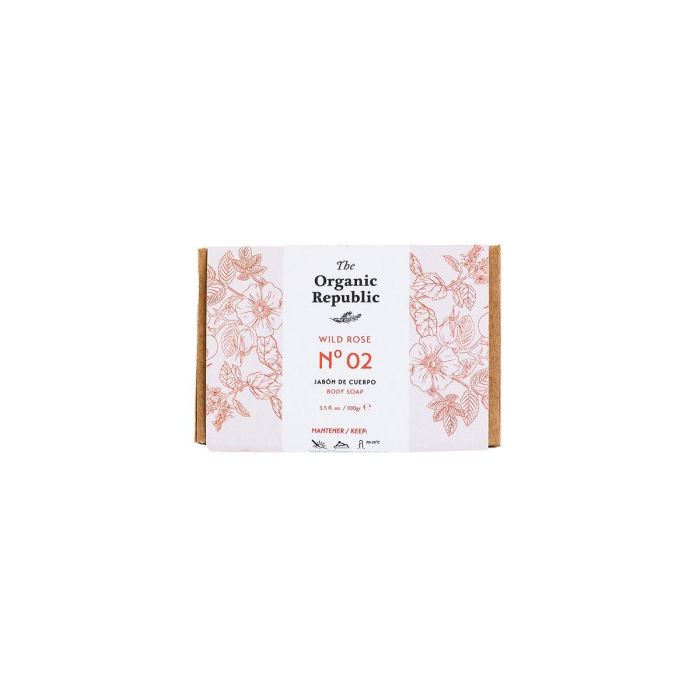 The Organic Republic Pastilla Jabón Rosa Mosqueta Hidratante Piel Sensible Cuerpo Cara Manos Sin Parabenos Sulfatos 100 g 0 The Organic Republic Pastilla Jabón Rosa Mosqueta Hidratante Piel Sensible Cuerpo Cara Manos Sin Parabenos Sulfatos 100 g 0
