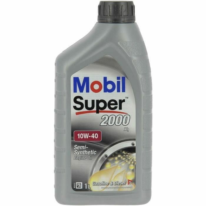 Mobil S2000 Contenedor de Aceite de Motor 10W40 1 L 4 Estaciones