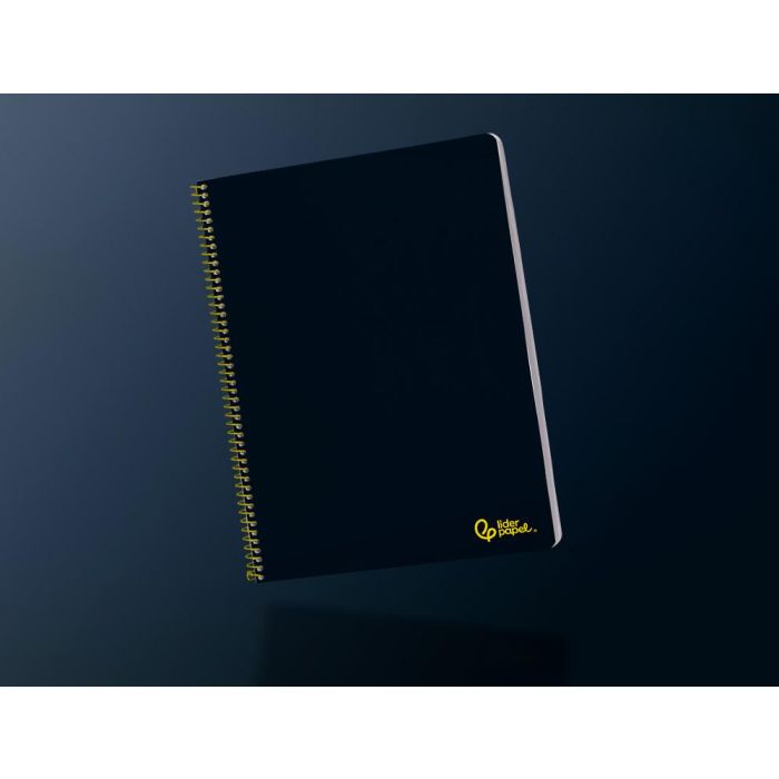 Cuaderno Espiral Liderpapel Din A4 Smart Tapa Blanda 80H 75 gr Rayado Horizontal Con Margen Color Negro 5 Cuaderno Espiral Liderpapel Din A4 Smart Tapa Blanda 80H 75 gr Rayado Horizontal Con Margen Color Negro 5
