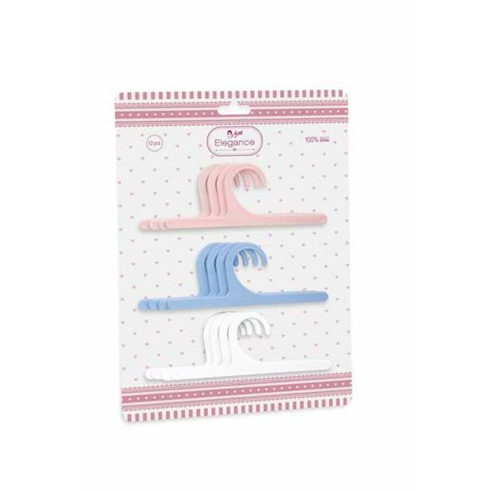 Set 4 perchas 4 rosa, 4 azul, 4 blanca ( 12 unidades) 2 Set 4 perchas 4 rosa, 4 azul, 4 blanca ( 12 unidades) 2
