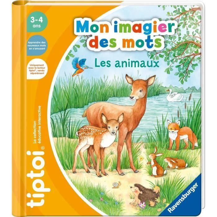 Ravensburger 13099010 Tiptoi Libro Interactivo de Palabras de Animales, Juego Educativo Electrónico sin Pantalla para 3+ Años 0 Ravensburger 13099010 Tiptoi Libro Interactivo de Palabras de Animales, Juego Educativo Electrónico sin Pantalla para 3+ Años 0