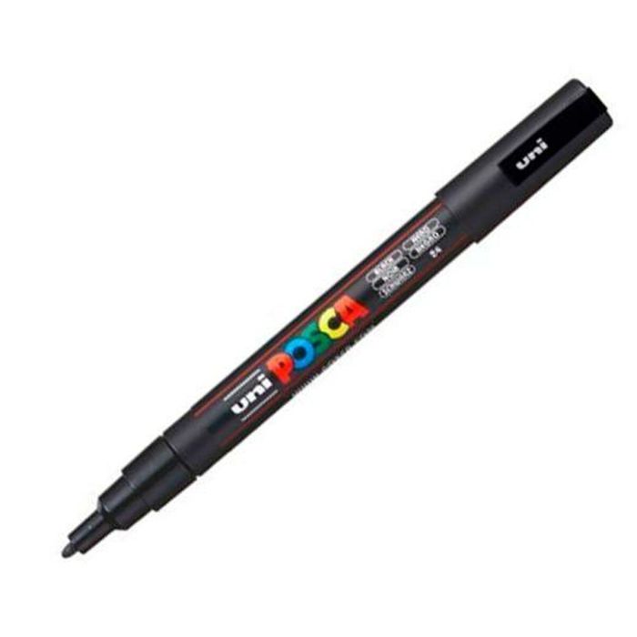 Rotulador POSCA PC-3M Negro (6 Unidades) 1