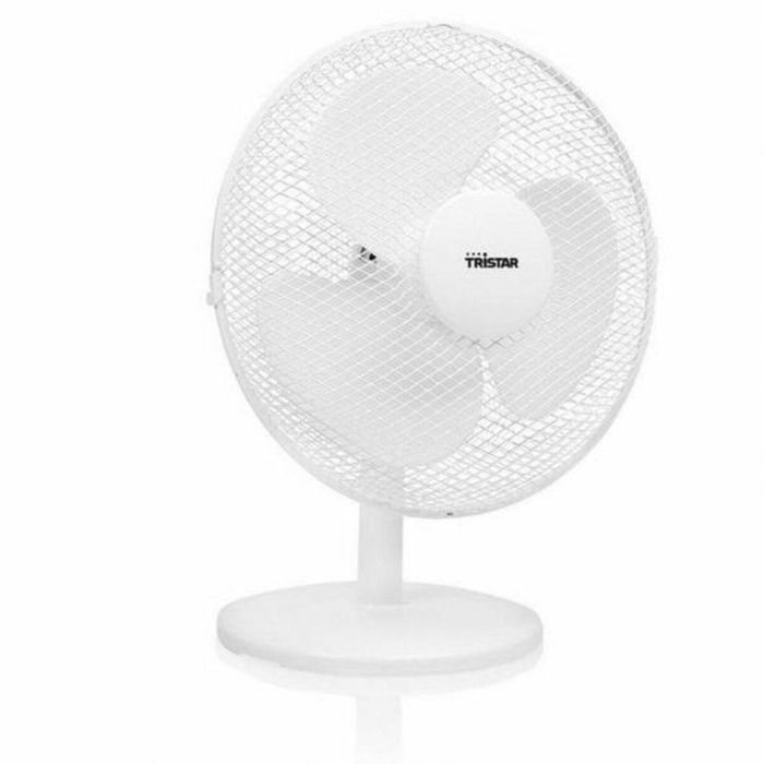 Ventilador de Sobremesa Tristar VE5724 Blanco Negro 40 W 0 Ventilador de Sobremesa Tristar VE5724 Blanco Negro 40 W 0