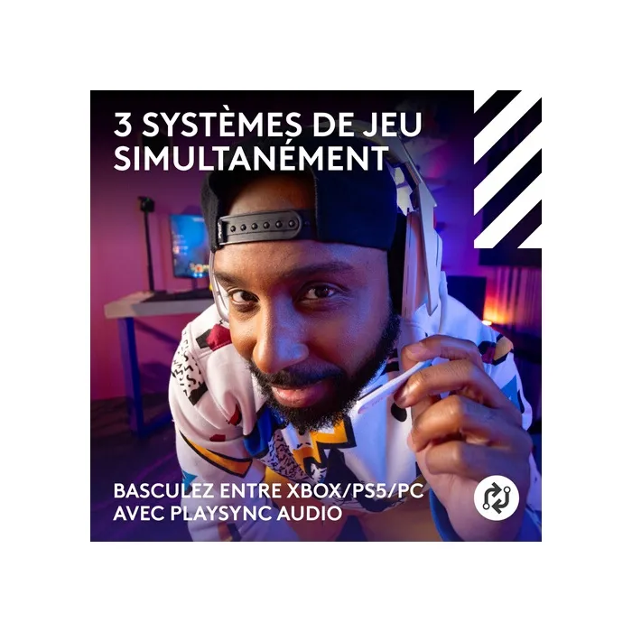 Logitech G LOG1737996545547 Auriculares para juegos inalámbricos Astro A50 Lightspeed Pro-G Graphene para Xbox, PS5, Switch, PC/Mac - Blanco 2