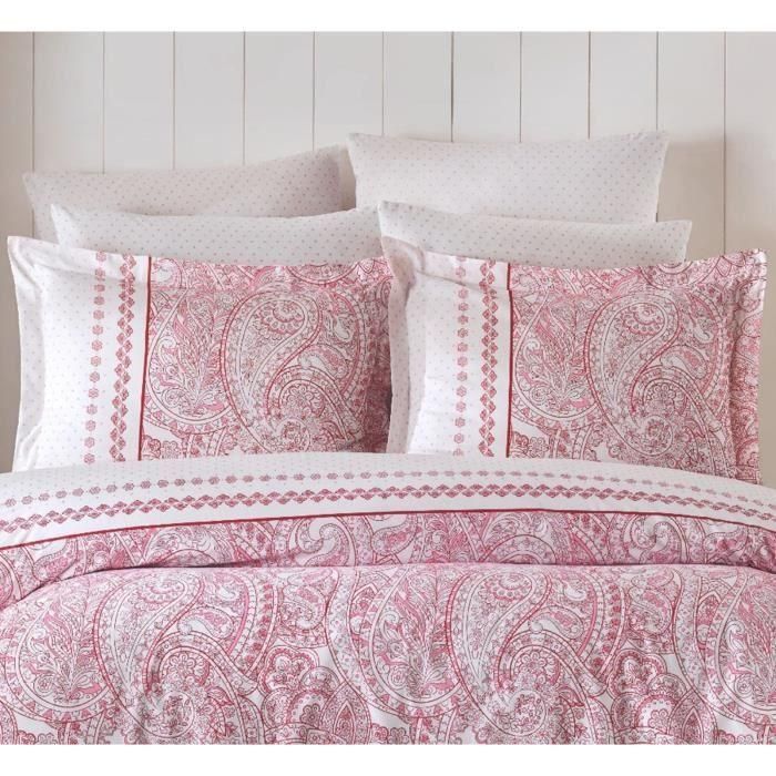 Juego de cama ASI8683342464284 - 1 funda nórdica 220x240 cm + 2 fundas almohada 60x60 cm - 100% algodón reforzado - Rosa 3