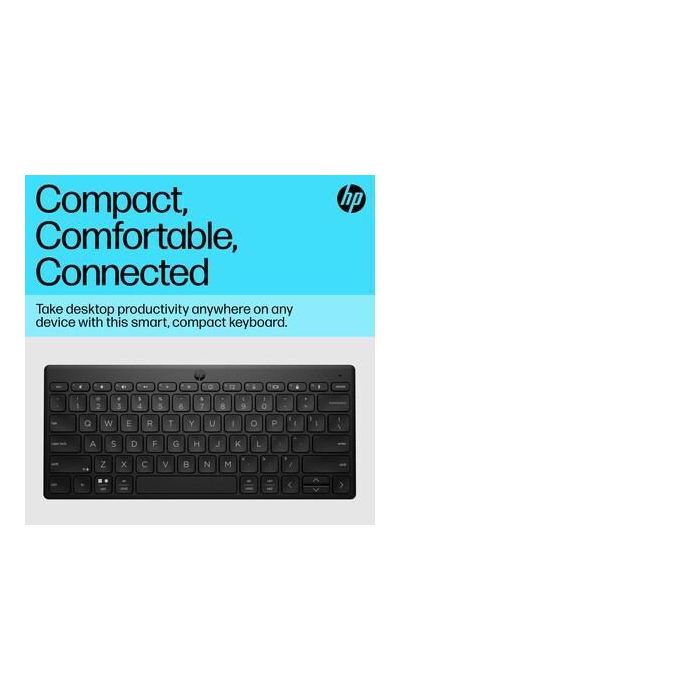 HP Teclado Inalámbrico Compacto Multi-Pair para Escritorio, Portátil, Tablet y Teléfono 27 HP Teclado Inalámbrico Compacto Multi-Pair para Escritorio, Portátil, Tablet y Teléfono 27