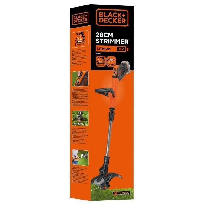 Black & Decker STC1820PCB-XJ Recortadora de hilo inalámbrica 18V 5 Black & Decker STC1820PCB-XJ Recortadora de hilo inalámbrica 18V 5