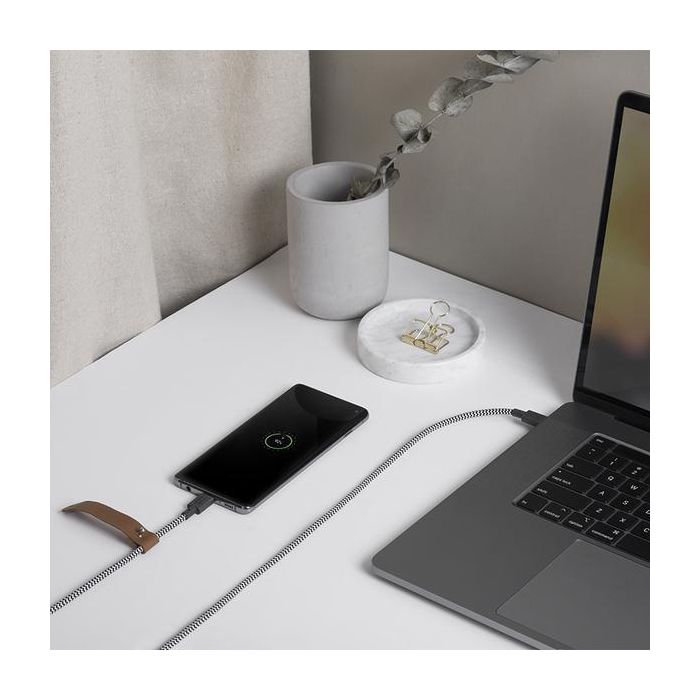 Native Union Belt Cable USB-C a USB-C 1.2 Metros Carga Rápida con Power Delivery Diseño Cebra 5 Native Union Belt Cable USB-C a USB-C 1.2 Metros Carga Rápida con Power Delivery Diseño Cebra 5