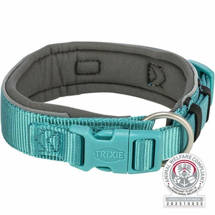 Collar para Perro Trixie Premium Grafito Azul claro M/L 40-48 cm 7