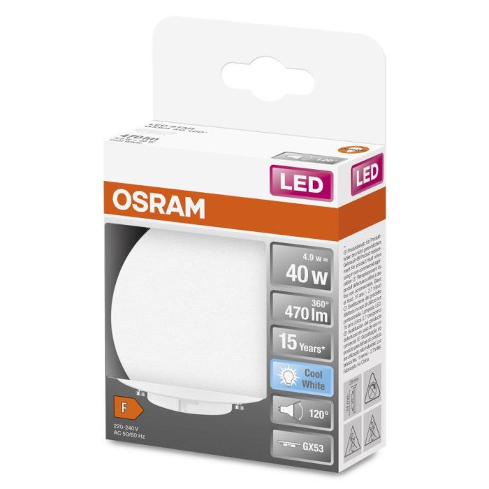[LVE-4058075433465] Ledvance/Osram Bombilla LED Spot GX53 6W 470Lm 4000K 120º IP20 1