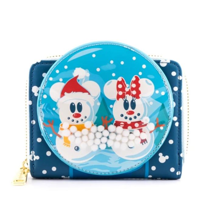 Loungefly Cartera Mickey Minnie Snowman Disney 12,5x10cm 0 Loungefly Cartera Mickey Minnie Snowman Disney 12,5x10cm 0