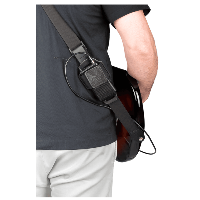 Funda Para Emisor Inalámbrico Tipo Bodypack ? Cuero Negro Levys 3