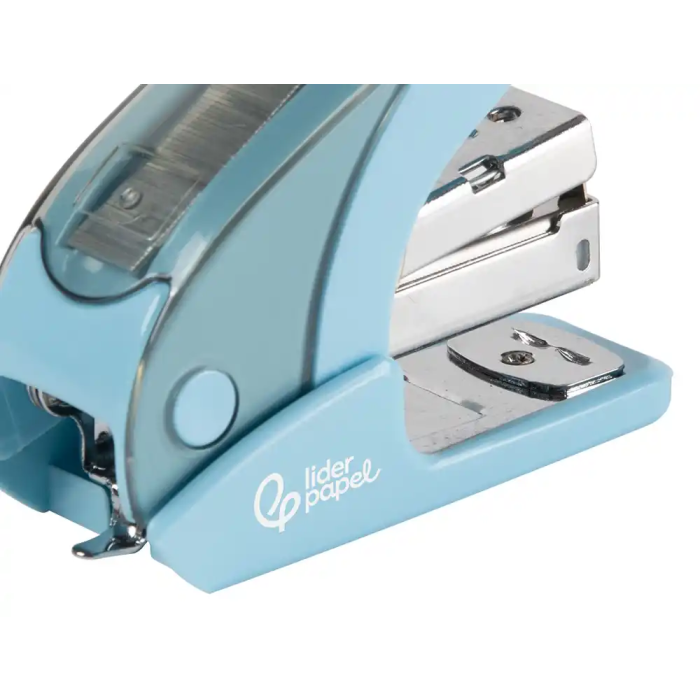 Liderpapel Grapadora Micro Celeste con Regalo 1000 Grapas 24/6 26/6 Capacidad 20 Hojas 2