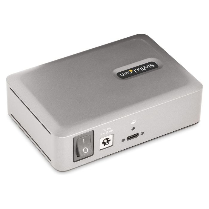 StarTech 10G5A2CS Hub USB-C de 7 Puertos, Autoalimentado, 10 Gbps, USB 3.2 Gen 2 Tipo-A y Tipo-C, Color Plata