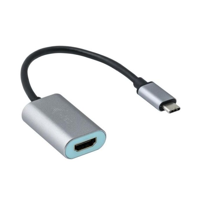 Adaptador USB C a HDMI i-Tec C31METALHDMI60HZ Gris 1 Adaptador USB C a HDMI i-Tec C31METALHDMI60HZ Gris 1