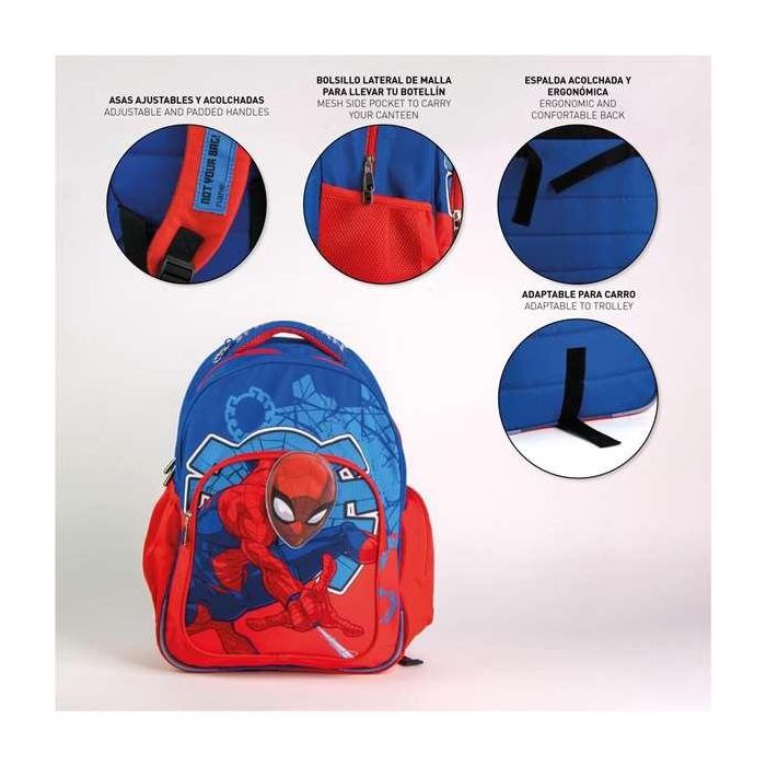 Mochila escolar mediana 42 cm spiderman 3.3 x 4.2 x 42.0 cm 3 Mochila escolar mediana 42 cm spiderman 3.3 x 4.2 x 42.0 cm 3