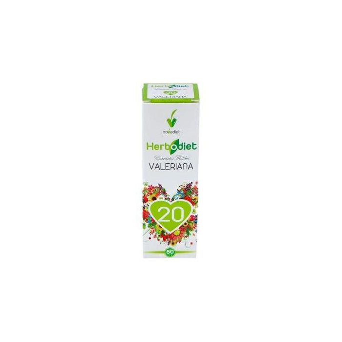 NOVADIET Herbodiet Valeriana Extracto Fluido 50ml para Insomnio, Estrés y Nerviosismo