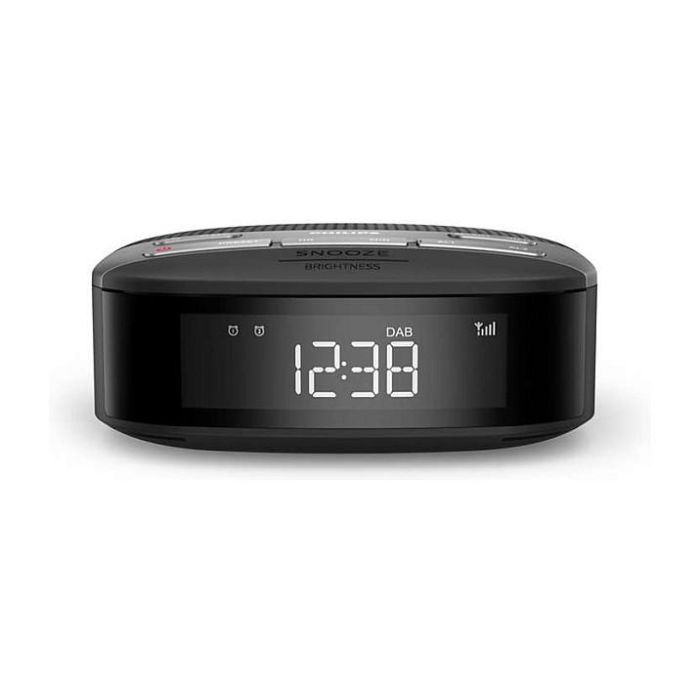 Philips TAR3505/12 Reloj Despertador Radio con DAB+, FM, Pantalla LCD, Alarma y Vibrador - Negro/Gris 1 Philips TAR3505/12 Reloj Despertador Radio con DAB+, FM, Pantalla LCD, Alarma y Vibrador - Negro/Gris 1