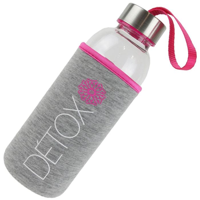 Cook Concept Botella 400 Ml Con Funda De Neopreno Transparente Cristal Azul Fucsia Verde 0 Cook Concept Botella 400 Ml Con Funda De Neopreno Transparente Cristal Azul Fucsia Verde 0