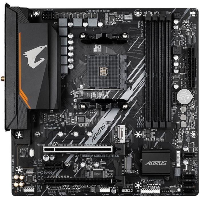 GIGABYTE B550M AORUS ELITE AX Placa Base GIG1726190634634 1