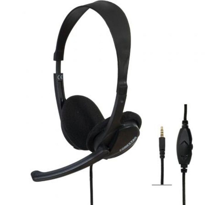 Auriculares de Diadema FONESTAR HOME-35 Negro 1