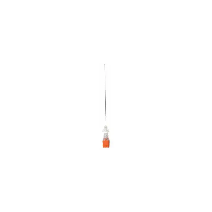 Aguja Anestesia Spinocan 0,5x75 mm 25 gr Naranja 1x25Uds Braun