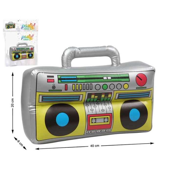 Radio Hinchable Ochentera 20*8*40 cm